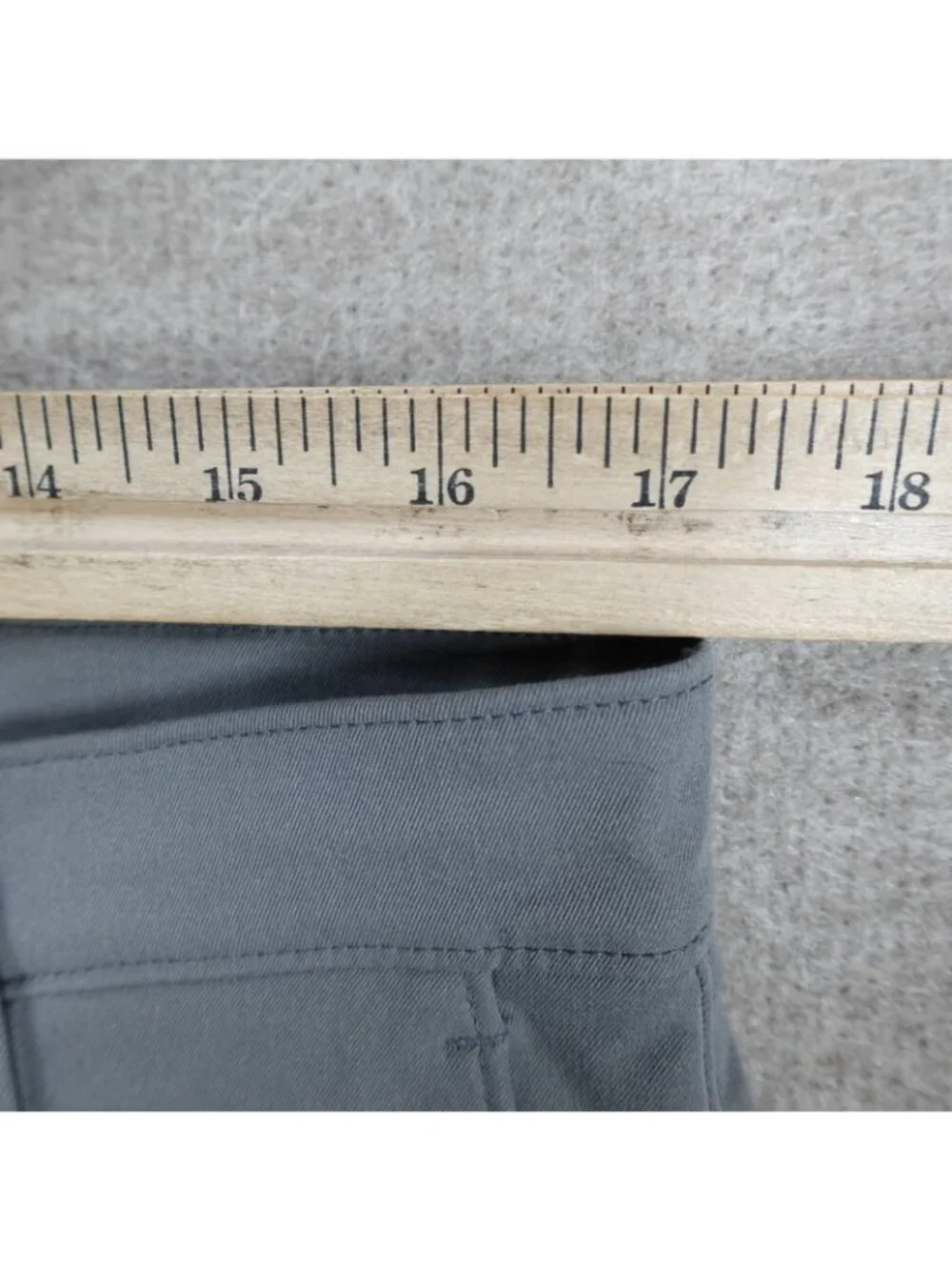 Proof Mens Shorts 34 Gray Solid 9